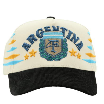 Argentina Cream/Black Corduroy - MaisonHats