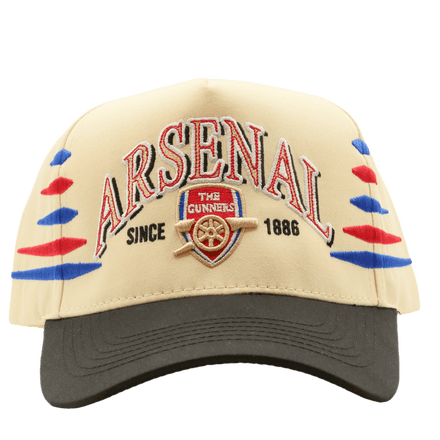 ARSENAL FC STRIPES CREAM/BLACK - MaisonHats