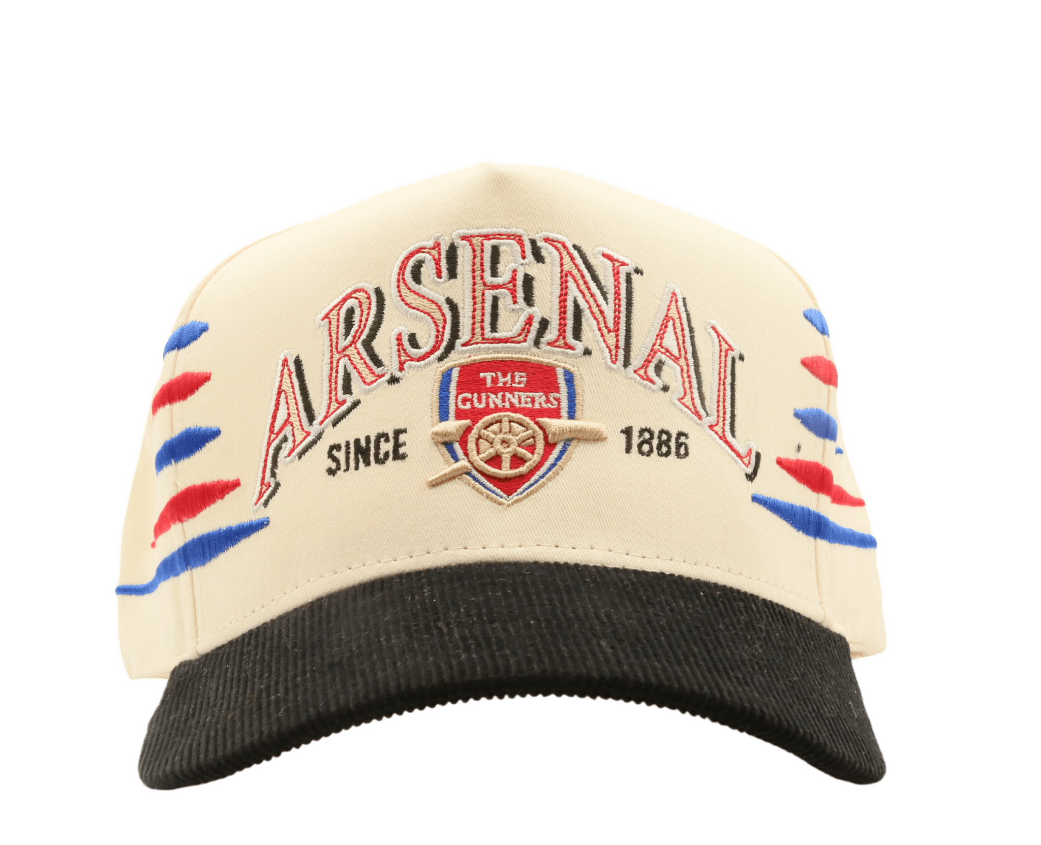ARSENAL FC STRIPES CREAM/CORD - MaisonHats