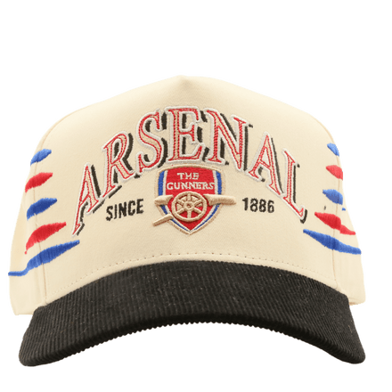 ARSENAL FC STRIPES CREAM/CORD - MaisonHats