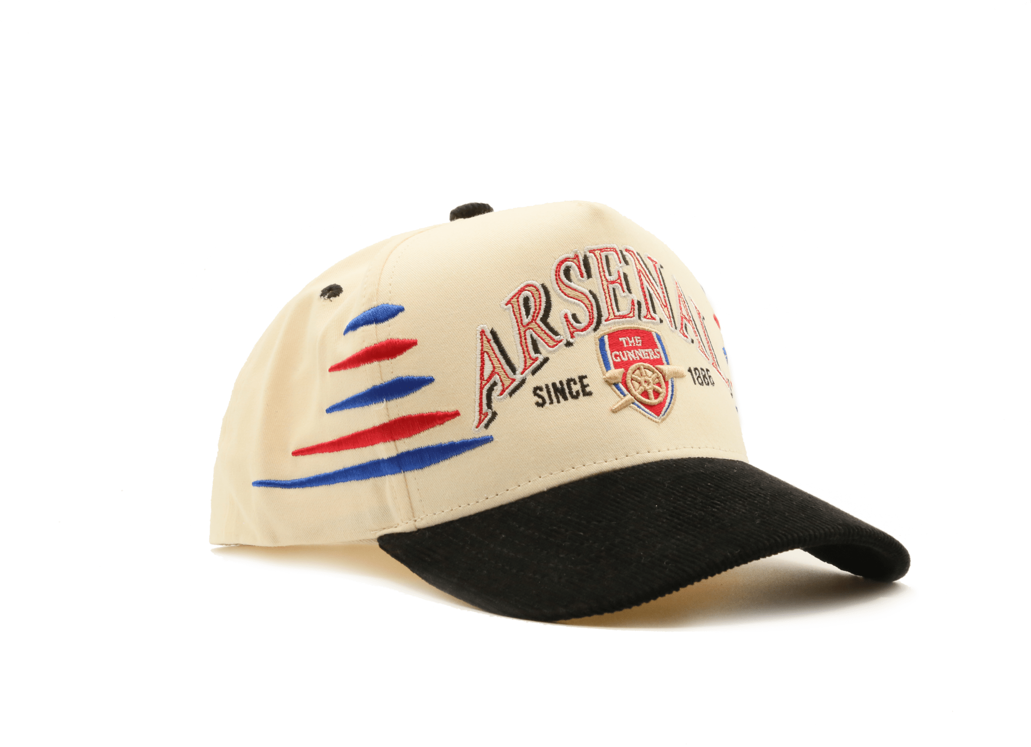 ARSENAL FC STRIPES CREAM/CORD - MaisonHats