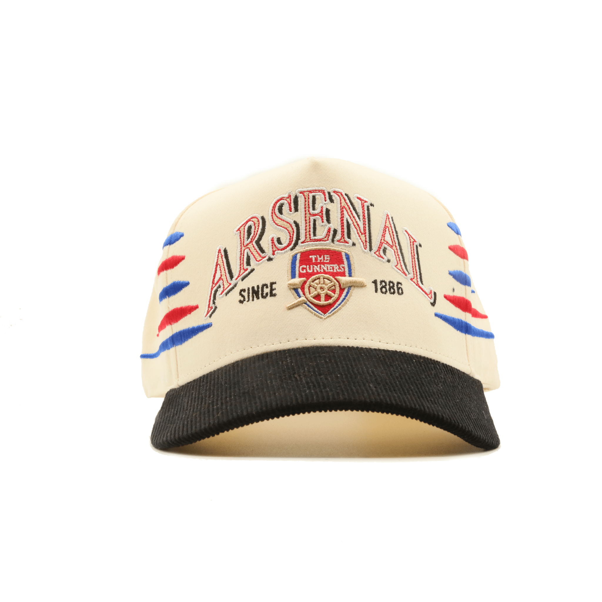ARSENAL FC STRIPES CREAM/CORD - MaisonHats