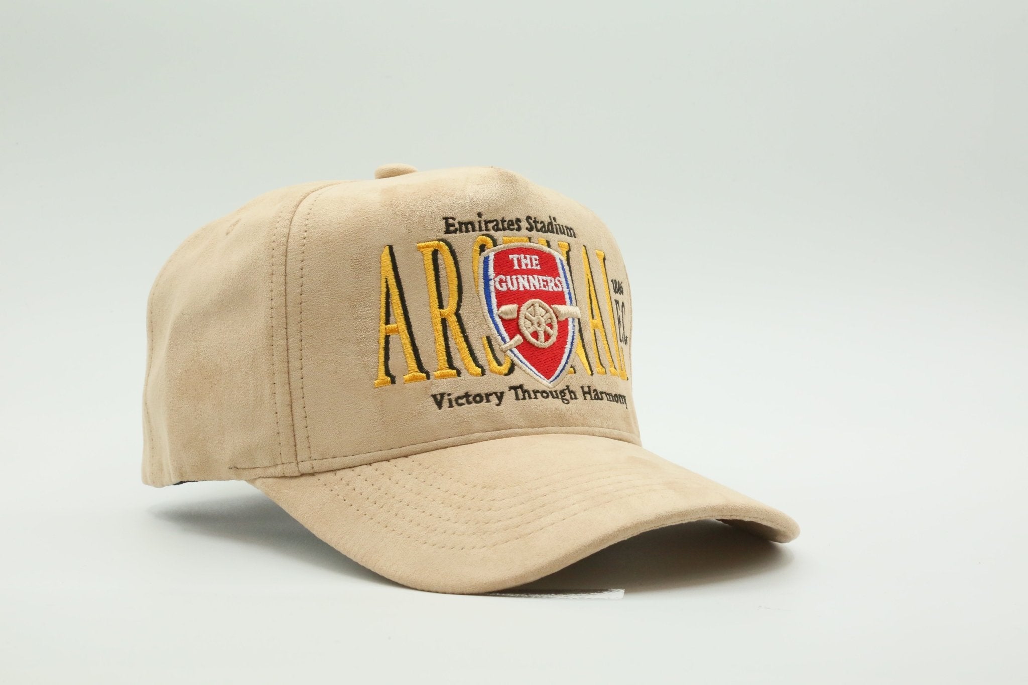 Arsenal Tan Suede Hat - MaisonHats
