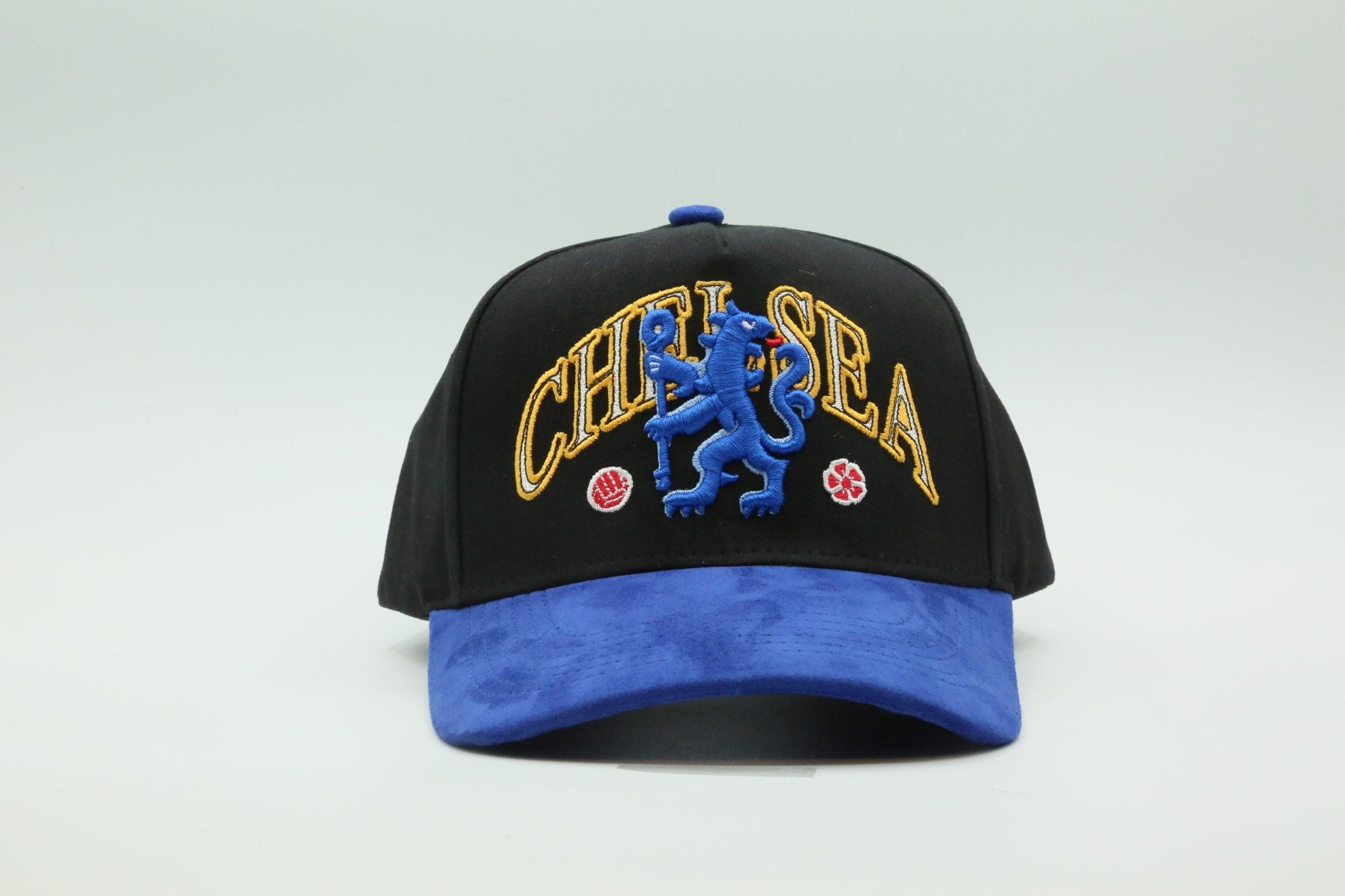 Chelsea Black / Blue Suede Hat - MaisonHats