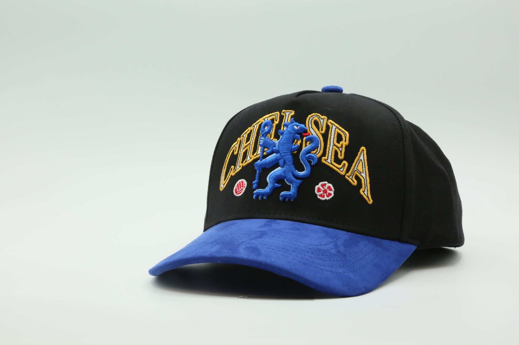 Chelsea Black / Blue Suede Hat - MaisonHats