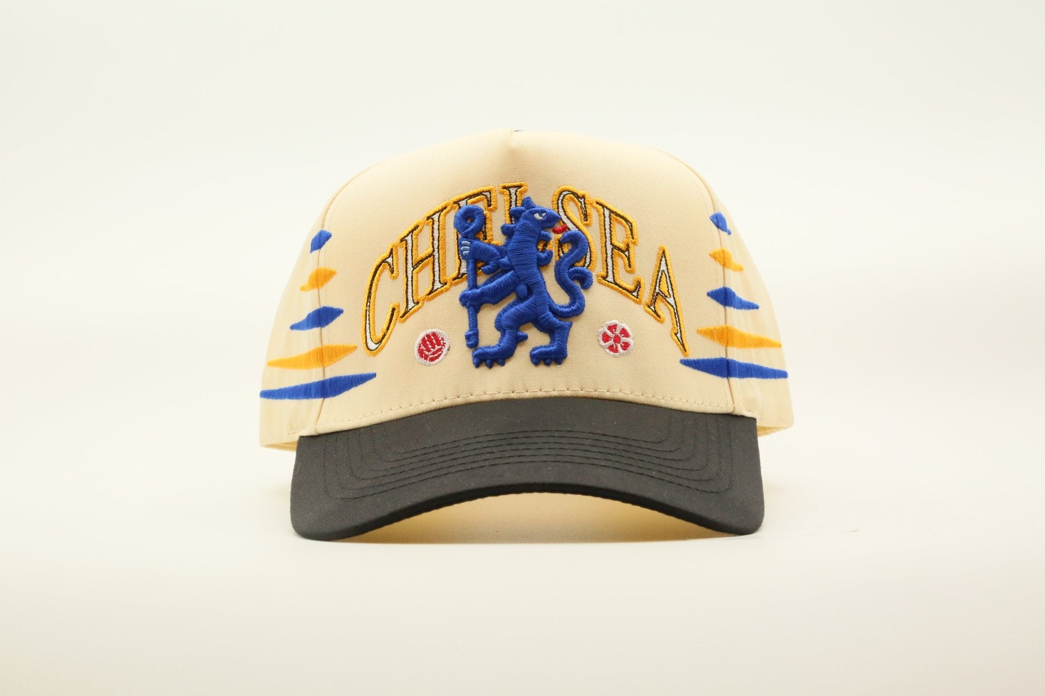 CHELSEA FC STRIPES CREAM/BLACK - MaisonHats