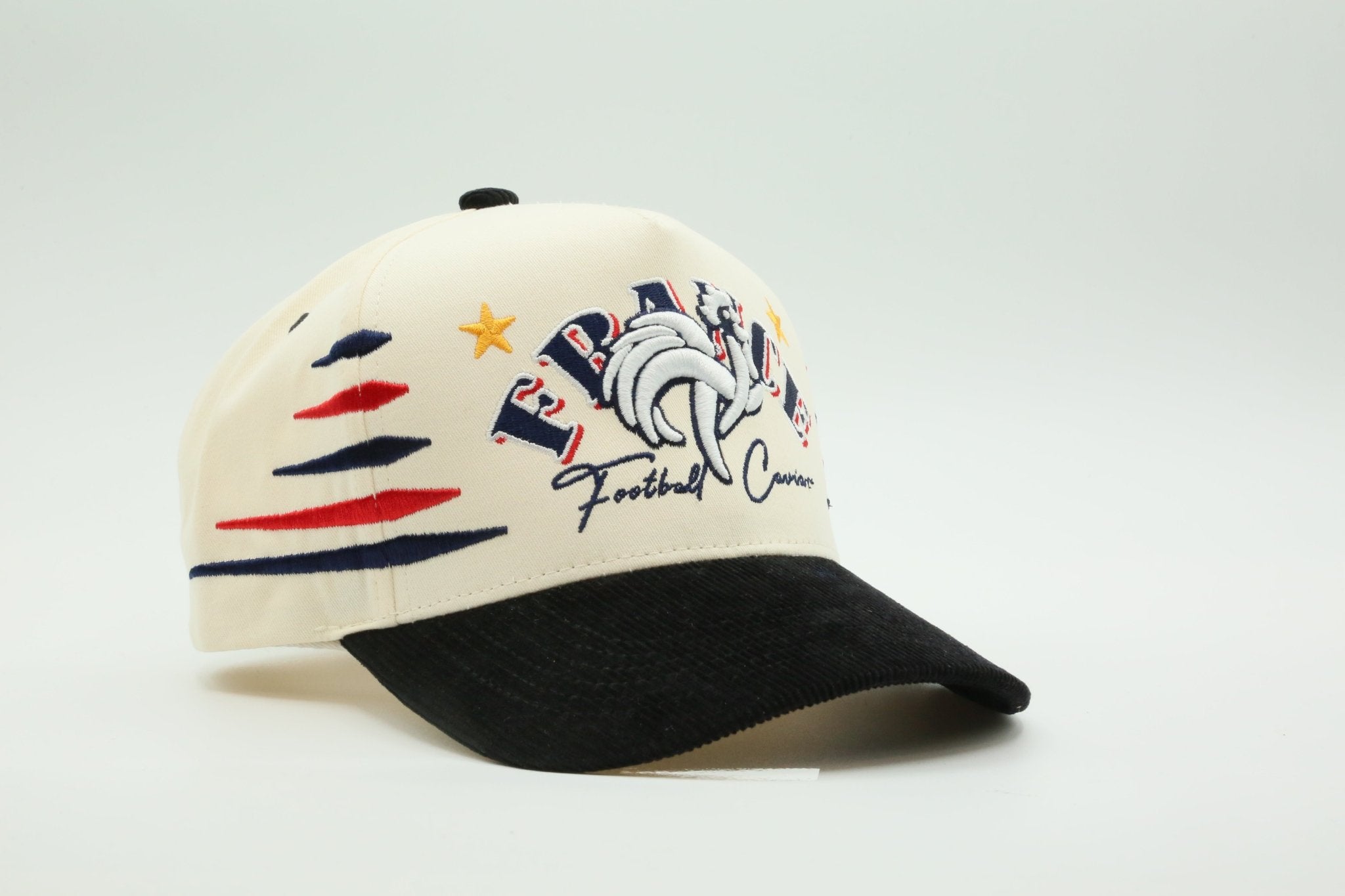 France Cream/Black Corduroy - MaisonHats