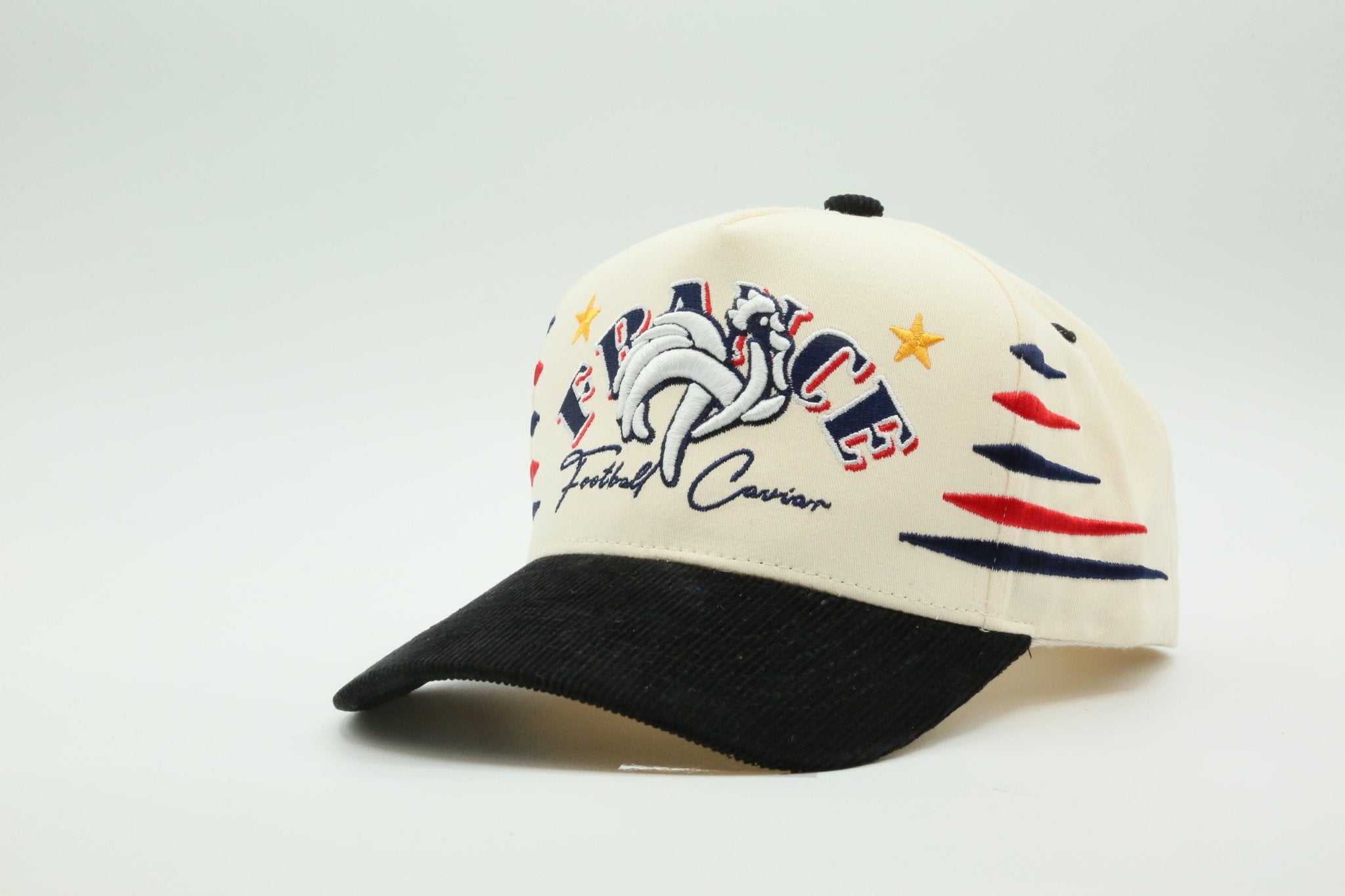 France Cream/Black Corduroy - MaisonHats