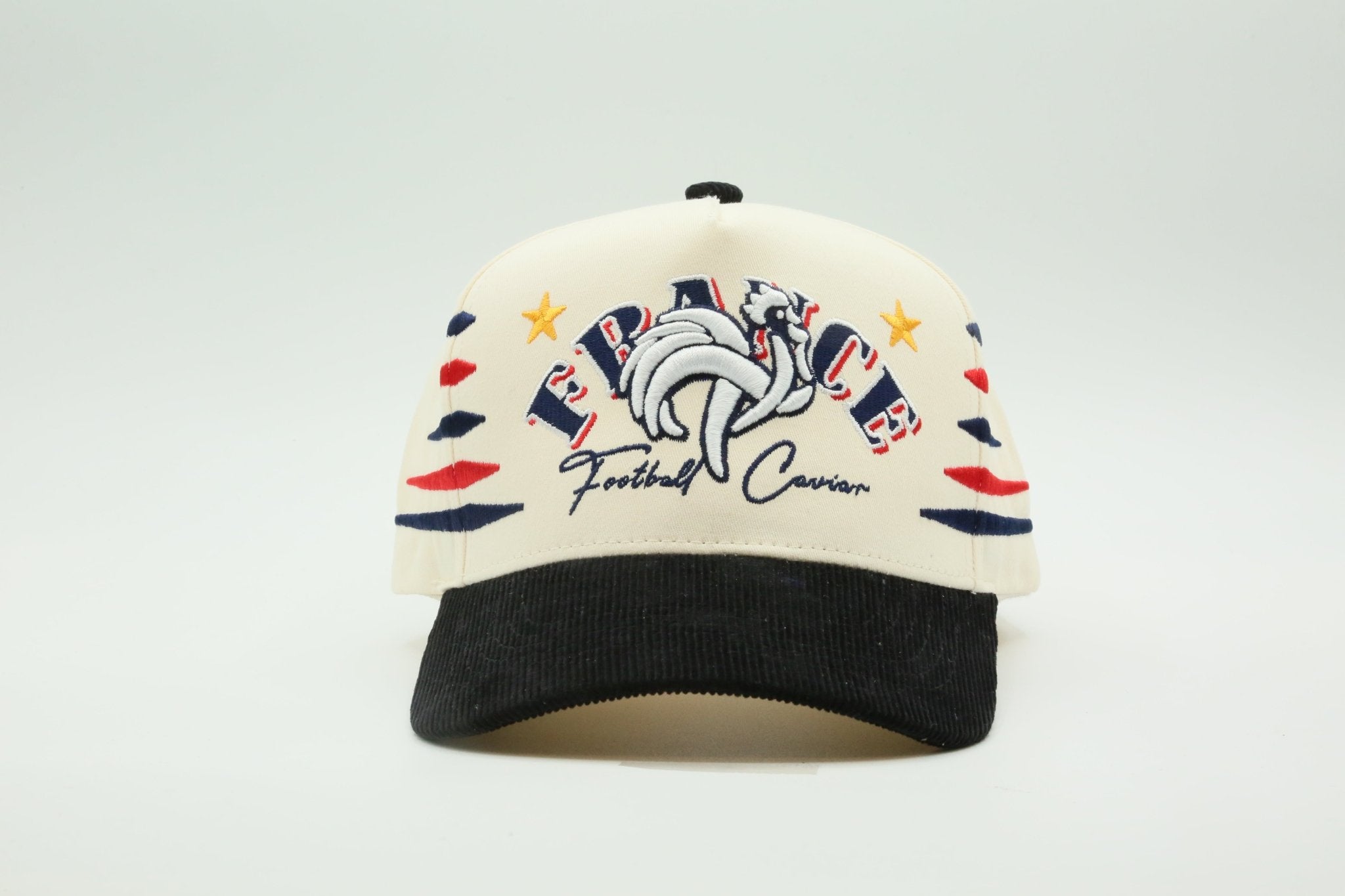 France Cream/Black Corduroy - MaisonHats