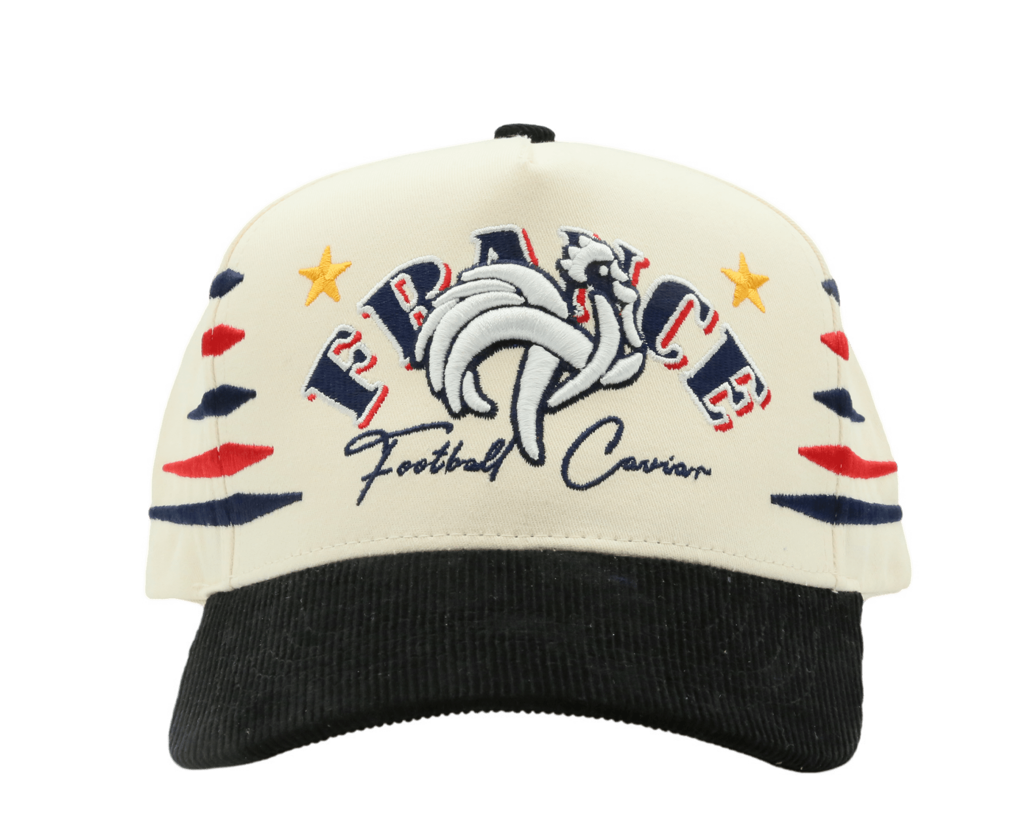 France Cream/Black Corduroy - MaisonHats