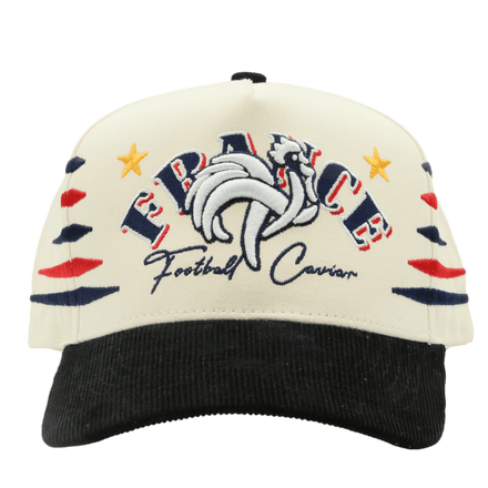 France Cream/Black Corduroy - MaisonHats
