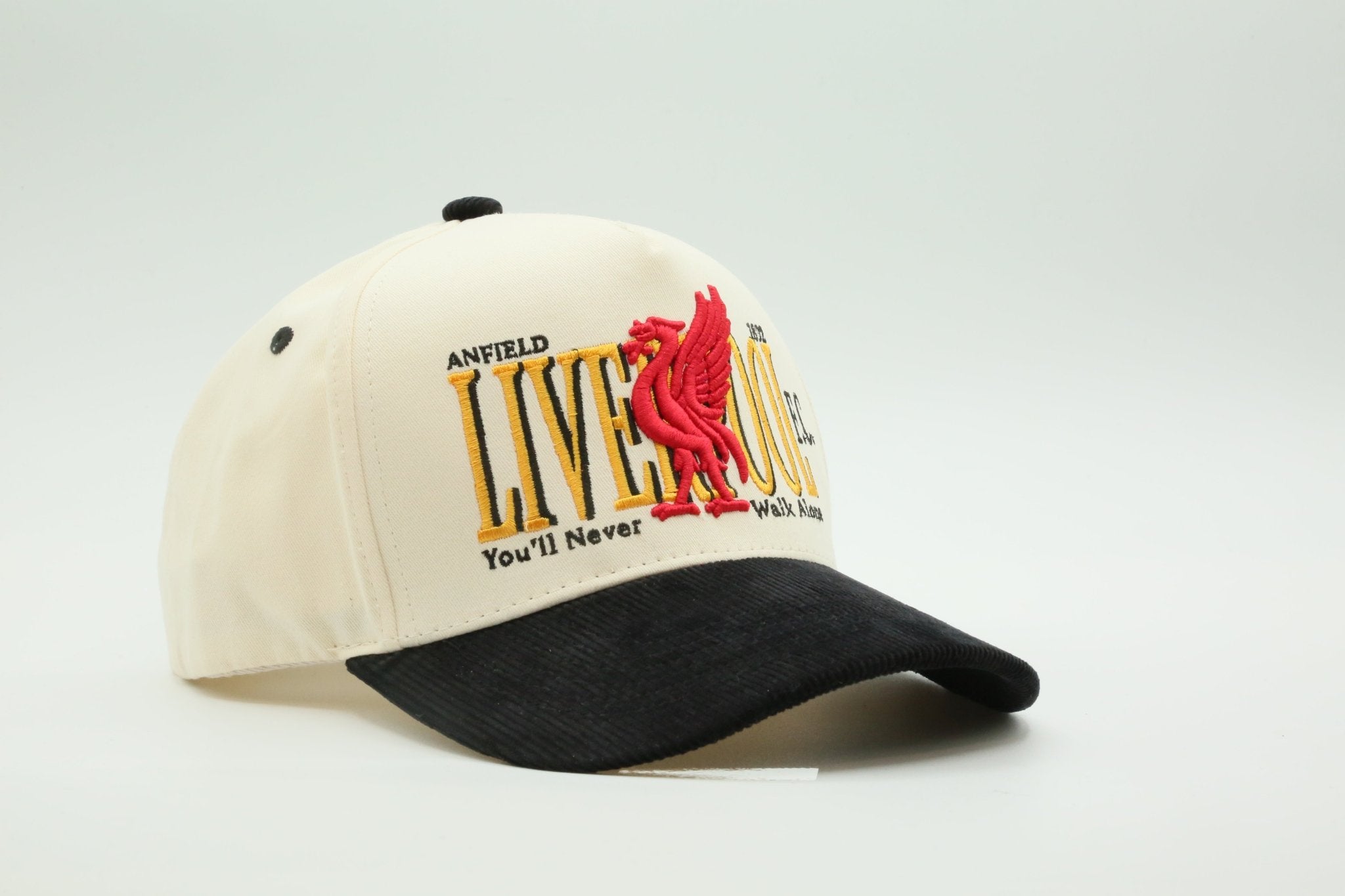 Liverpool Cream/Black Corduroy - MaisonHats