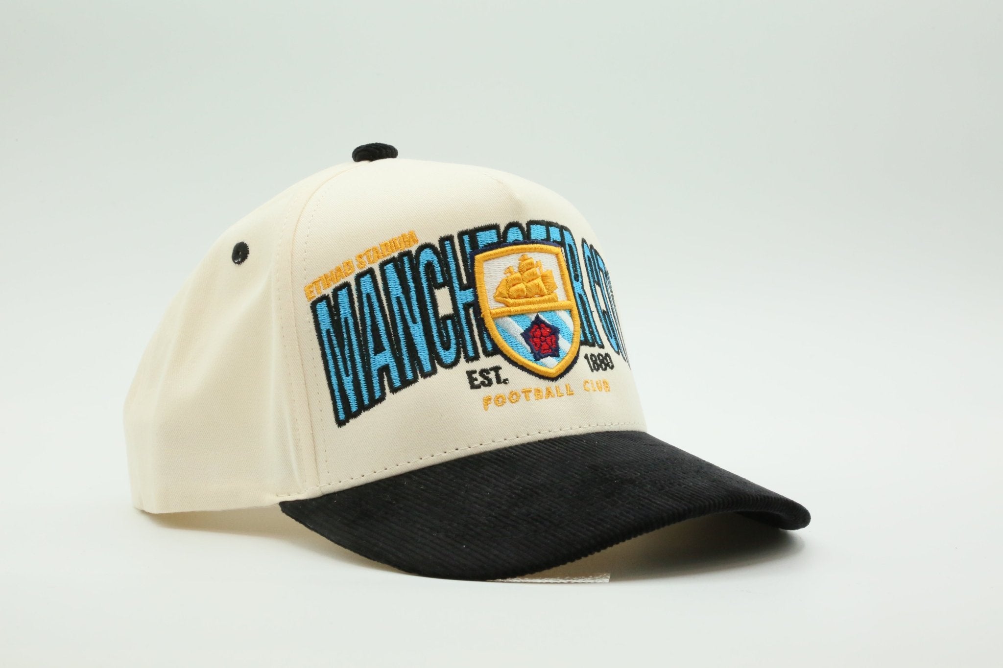 Manchester city Tan/Black corduroy - MaisonHats