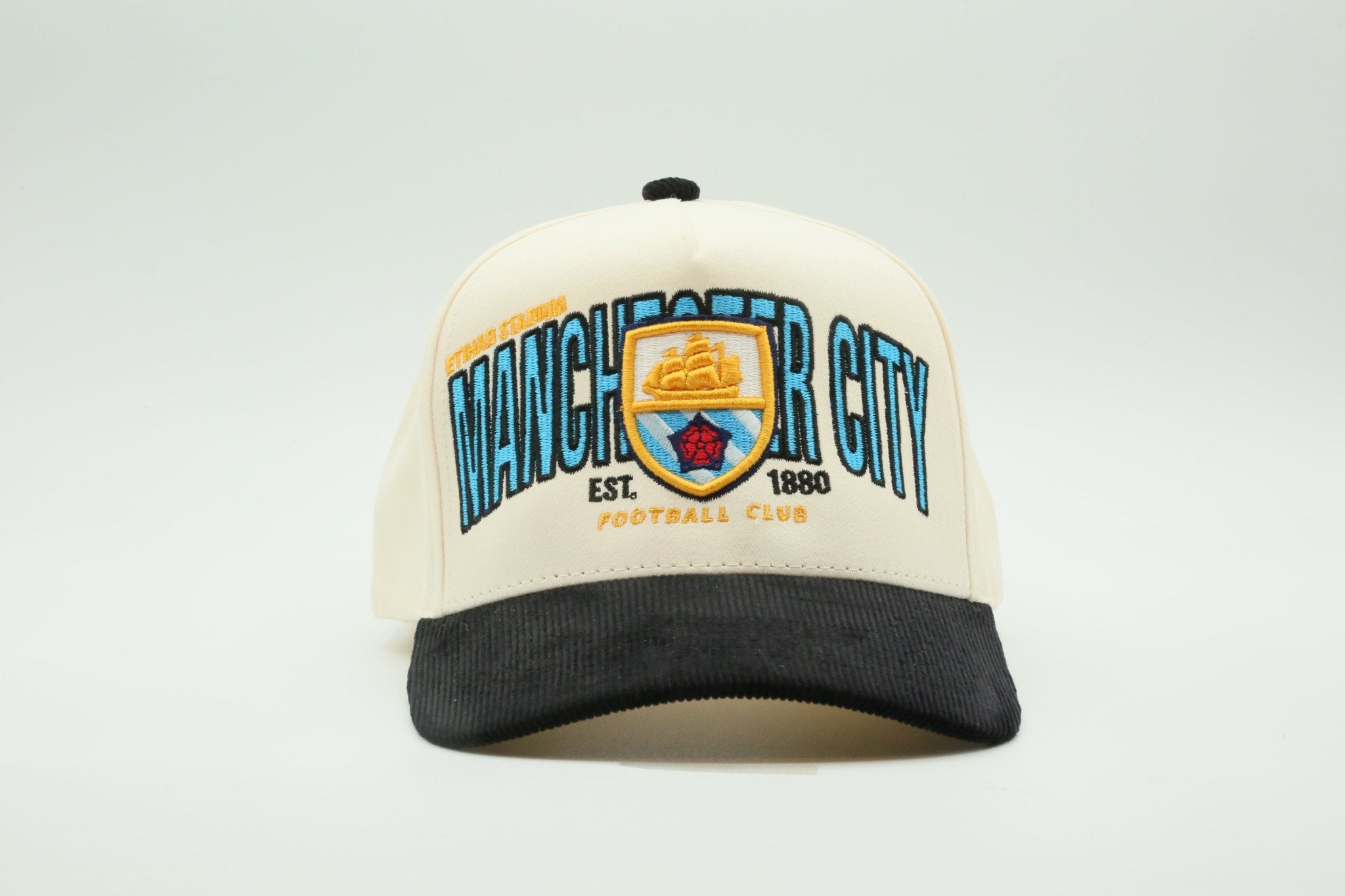 Manchester city Tan/Black corduroy - MaisonHats