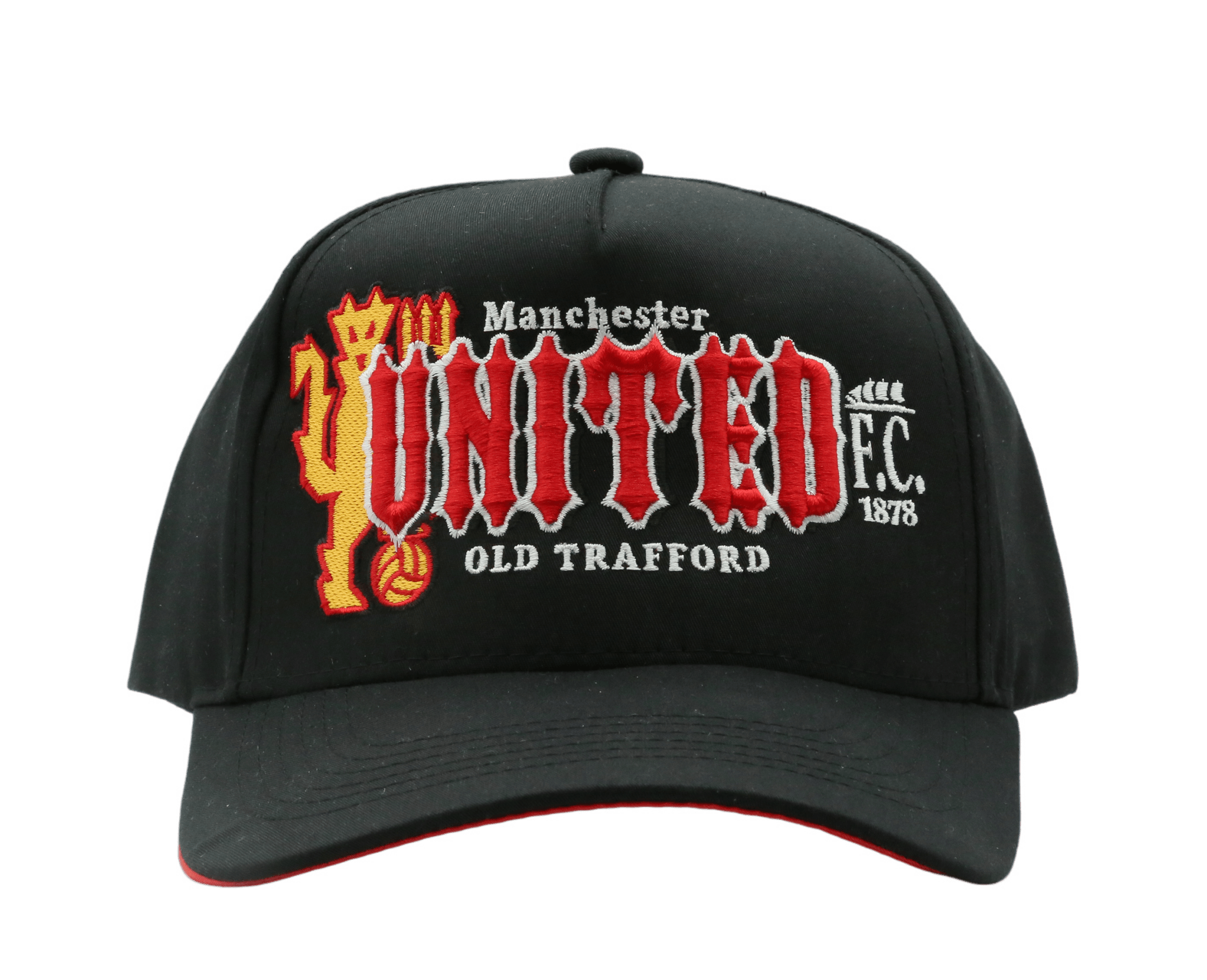 United Black Red Underbrim - MaisonHats
