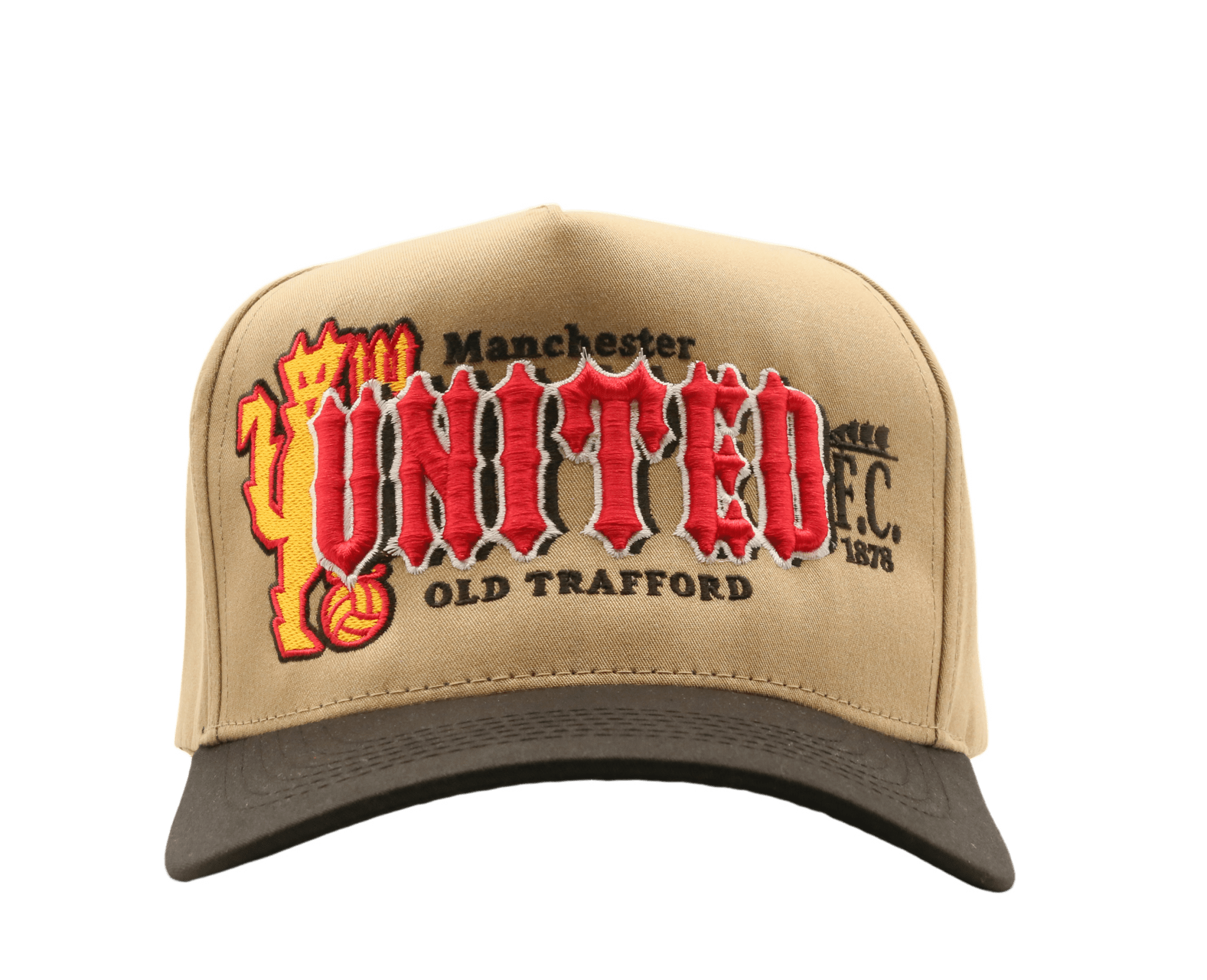 United FC KHAKI/BLACK - MaisonHats