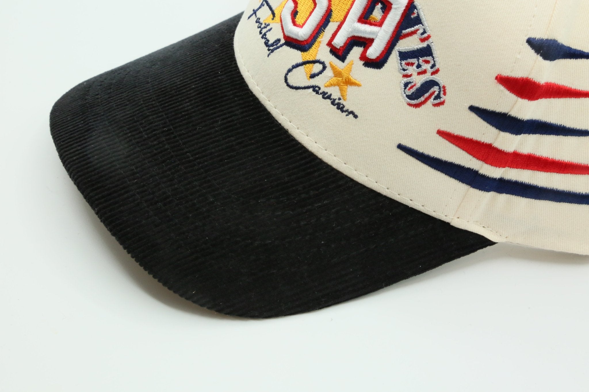 USA Cream/Black Corduroy - MaisonHats